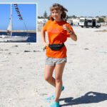 Activist Greta Thunberg is back onboard the latest Gaza-bound flotilla -- wearing Crocs and a fanny pack