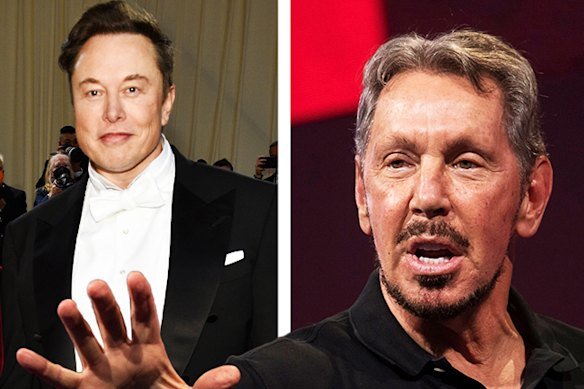 Elon Musk and Larry Ellison are the two richest people on the planet.