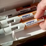 Wegovy injection pens arranged in Waterbury, Vermont.